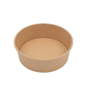 bruine kraft saladebak