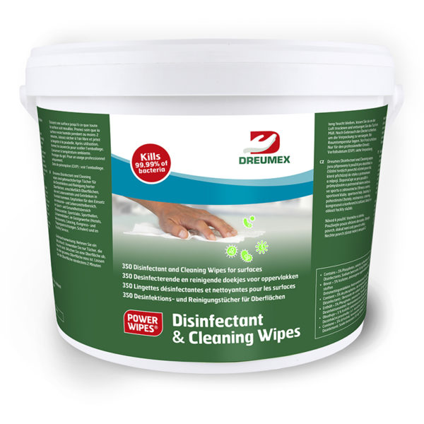 Dreumex Disinfectant and Cleaning wipes 4x350 wipes