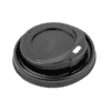 CPCGC25PAP Couvercle Noir Gobelet Cafe 240ml 8oz Dome 100pcs 1