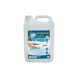 poltech multi spray des nettoyant desinfectant a base dalcool pt2 pt4 5 litres be reg 00882