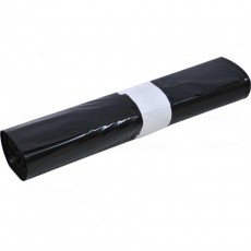 vuilniszak hd 60x90cm zwart 20x25 zakken