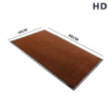 schoonloopmat 60x90 cm Bruin HD