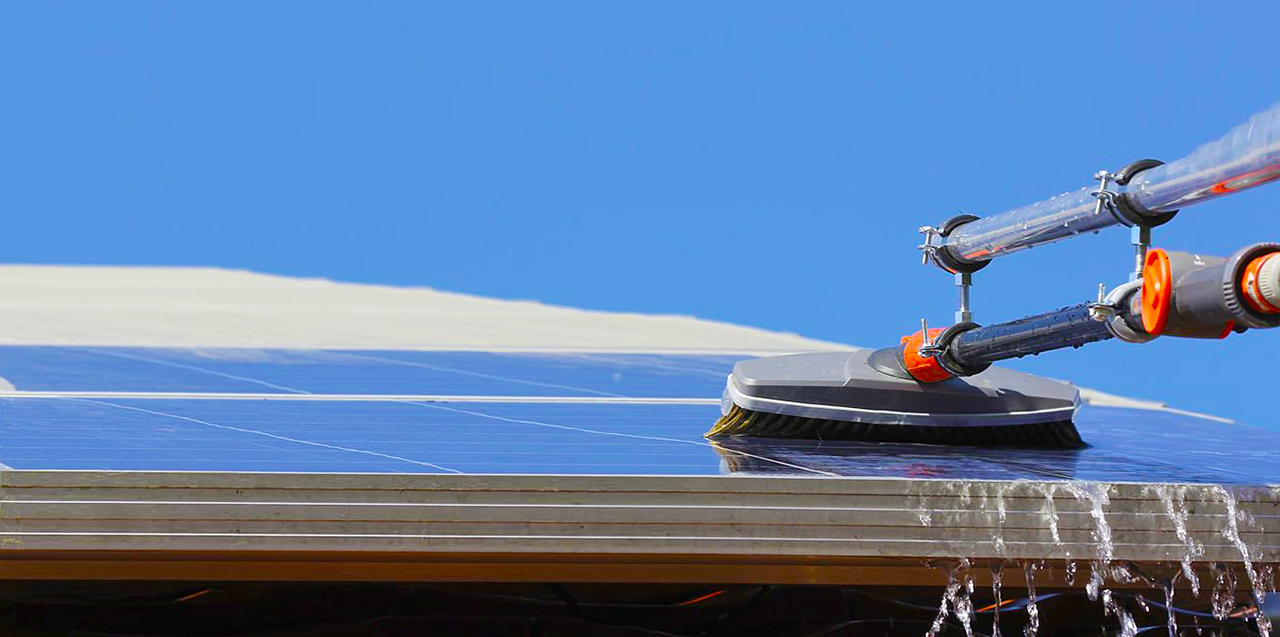 nettoyage panneaux photovoltaïques