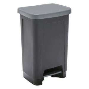 poubelle a pedale 50 litres rectangulaire en plastique recycle step bin